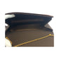 GUCCI Shoulder Bag Velor Brown Old Gucci Double G