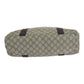 GUCCI Tote Bag 141624 GG Supreme Canvas Beige dark brown