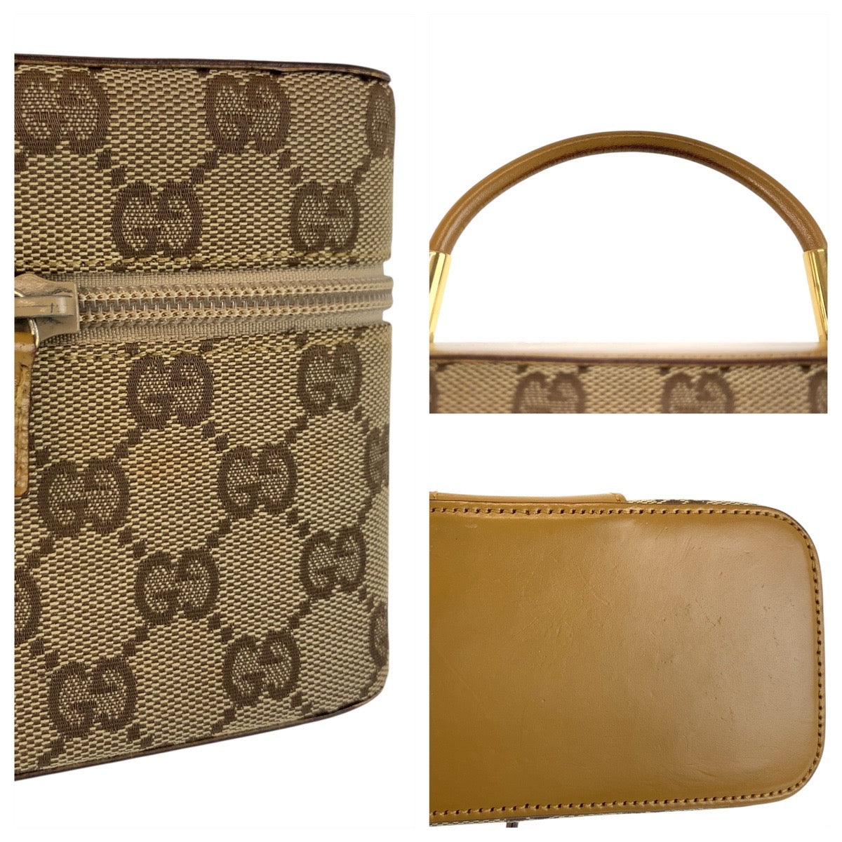 GUCCI Handbag 039 1051 GG canvas beige