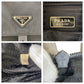 PRADA Shoulder Bag Nylon Black SilverMetal Test Triangle With logo