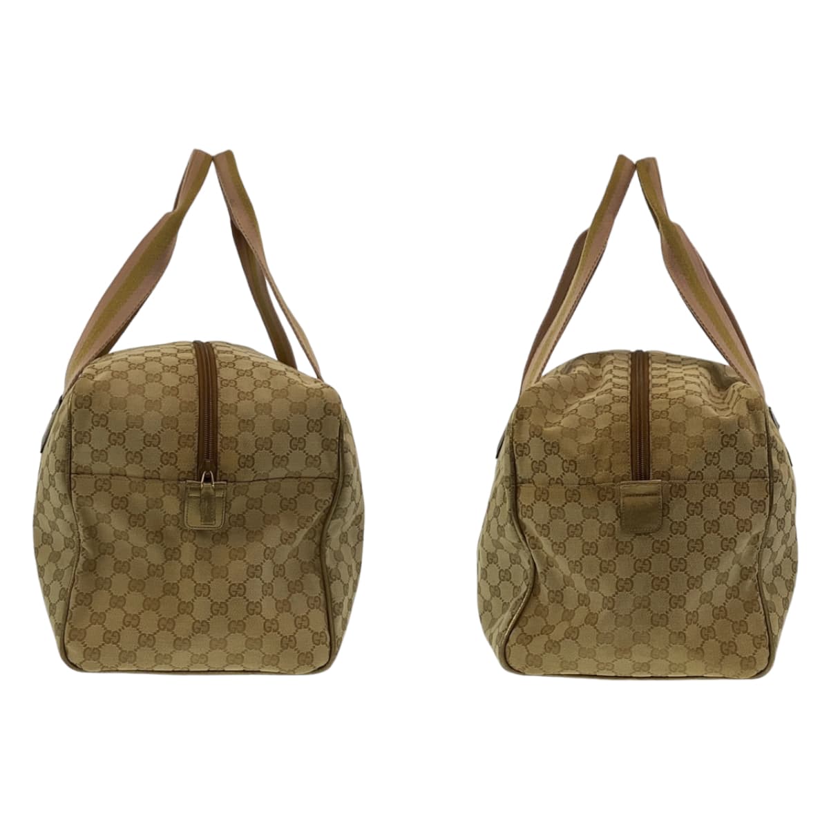 GUCCI Boston Duffel bag 153240 GG canvas Beige multicolor Sherry line