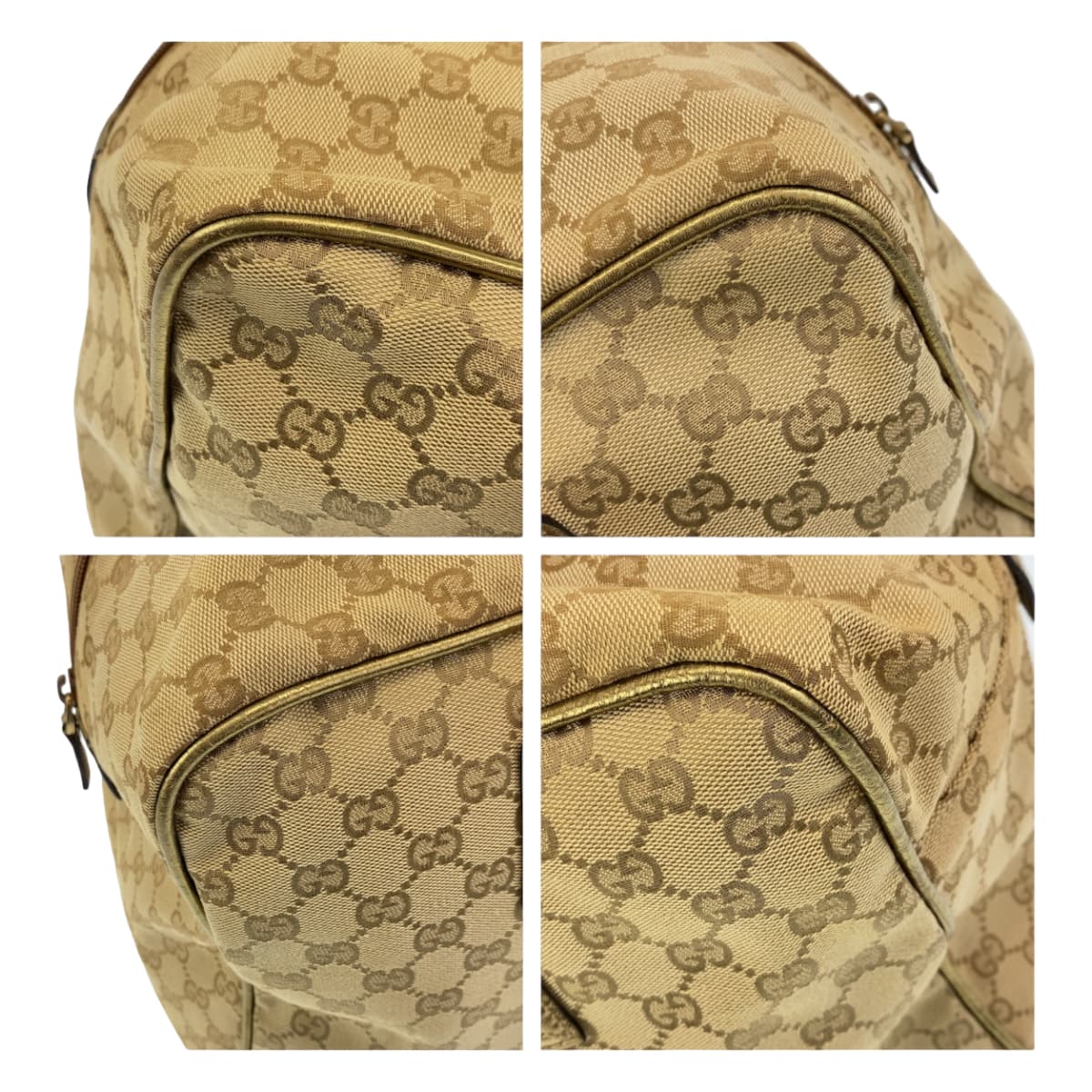 GUCCI Boston Duffel bag 153240 GG canvas Beige multicolor Sherry line