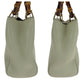GUCCI Handbag 368823 leather Ivory Brown Gold Metal Bamboo