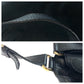 GUCCI Tote Bag 223972 GG canvas Black Silver Metal