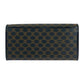 CELINE Long Wallet Purse M/99/1 PVC Brown Black Gold Metal Macadam
