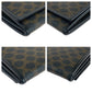 CELINE Long Wallet Purse M/99/1 PVC Brown Black Gold Metal Macadam