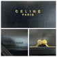 CELINE Long Wallet Purse M/99/1 PVC Brown Black Gold Metal Macadam