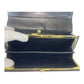 CELINE Long Wallet Purse M/99/1 PVC Brown Black Gold Metal Macadam