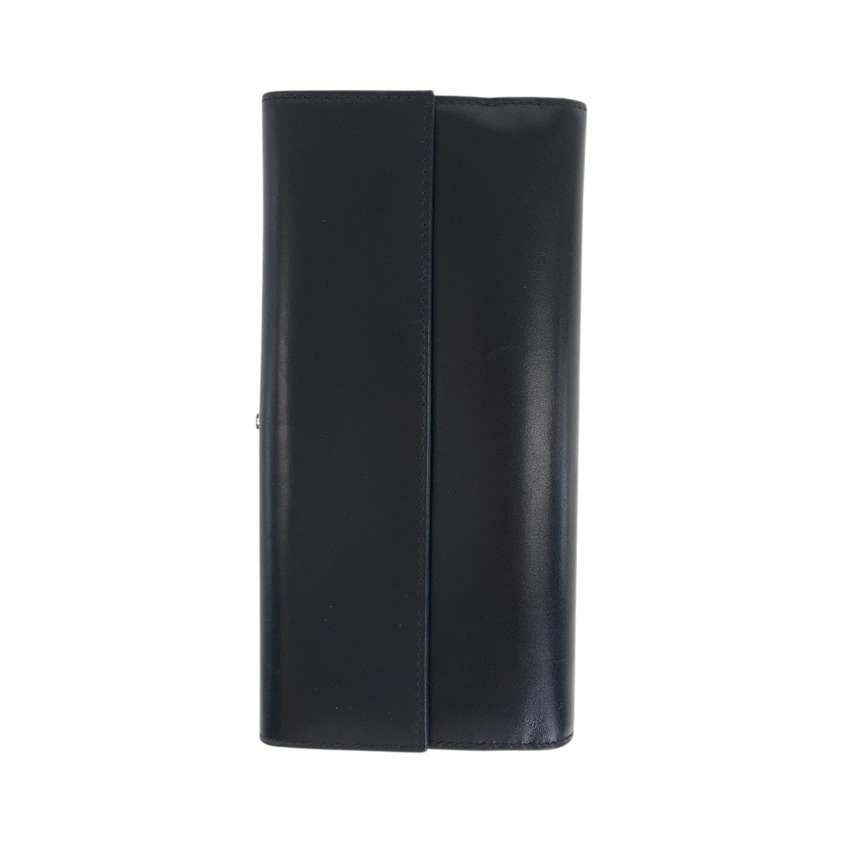 GUCCI Long Wallet Purse 035 2091 2167 leather Black SilverMetal