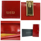 GUCCI Long Wallet Purse 035 3231 1840 0 leather Red Gold Metal