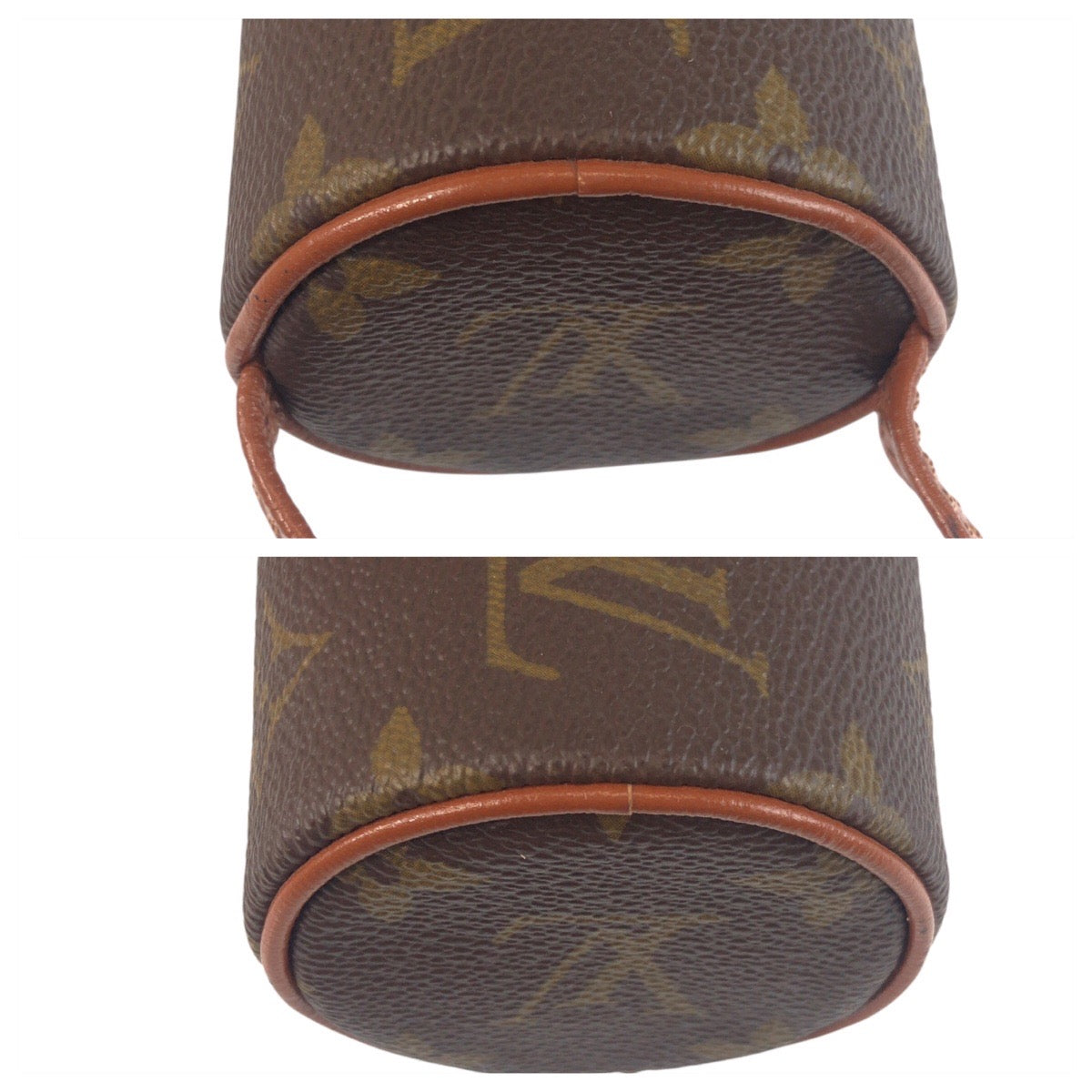 LOUIS VUITTON Pouch leather Brown Monogram Truth Rondo