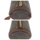 LOUIS VUITTON Pouch leather Brown Monogram Truth Rondo