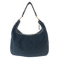 GUCCI Shoulder Bag 145757 GG canvas Black SilverMetal Hobo