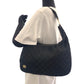 GUCCI Shoulder Bag 145757 GG canvas Black SilverMetal Hobo