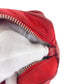 PRADA Shoulder Bag Nylon Red Silver Metal Testo Saffiano Triangle With logo