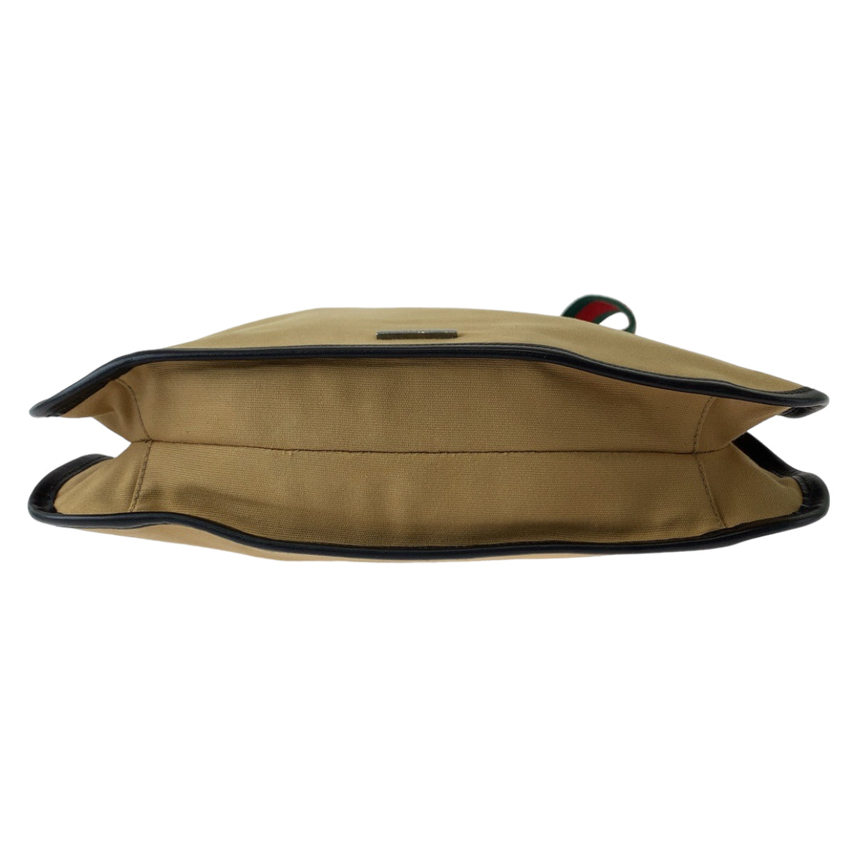 GUCCI Shoulder Bag 001 4321 canvas Beige Red Green SilverMetal Sherry line