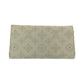 LOUIS VUITTON Long Wallet Purse M58132 leather Ivory Gold Metal Monogram Mahina Portefeuille Amelia