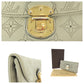 LOUIS VUITTON Long Wallet Purse M58132 leather Ivory Gold Metal Monogram Mahina Portefeuille Amelia