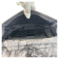 PRADA Shoulder Bag Suede gray Plastic Chain