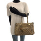 GUCCI Tote Bag 282300 GG canvas Brown Gold Metal Bella Bamboo Ribbon tassel