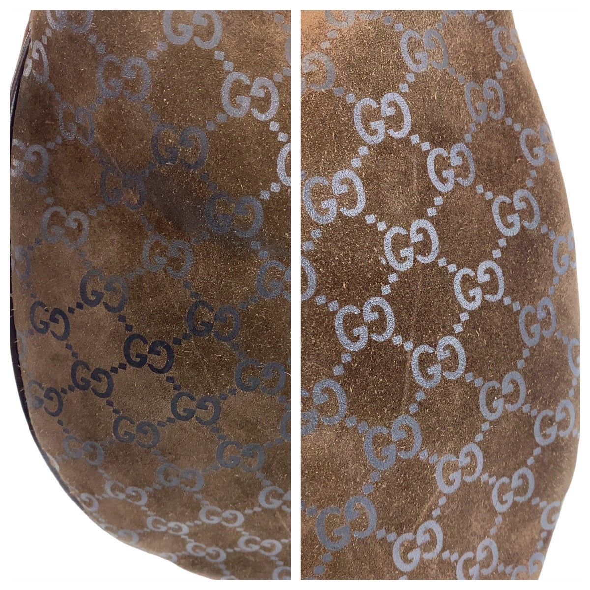 GUCCI Shoulder Bag 001 1206 GG canvas Brown