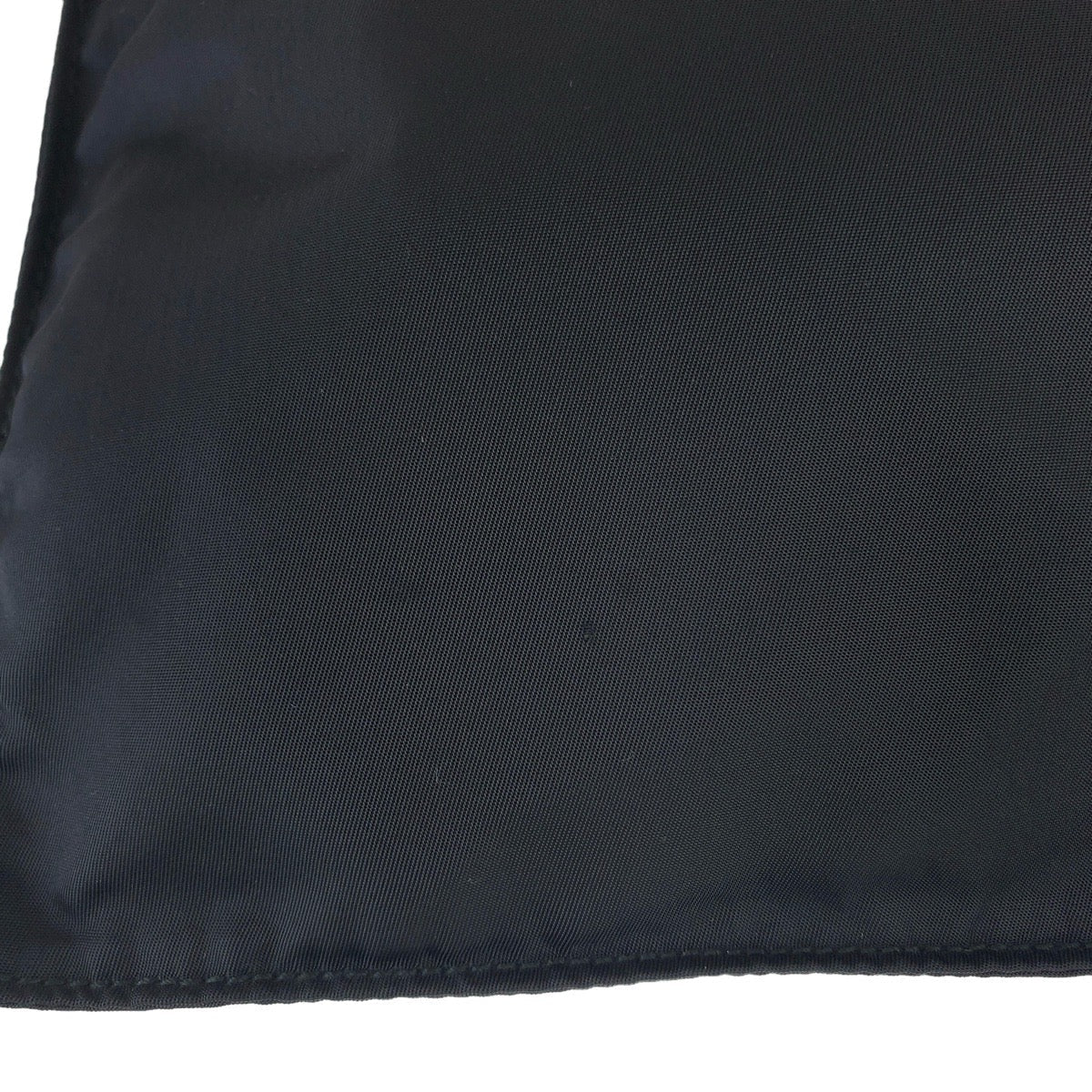 PRADA Shoulder Bag Nylon black Test Triangle With logo