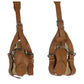 BURBERRY Shoulder Bag canvas Brown Beige Gunmetal Metal Prorsum Check Pattern