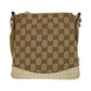 GUCCI Shoulder Bag 147671 GG canvas Beige White SilverMetal