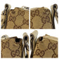 GUCCI Shoulder Bag 147671 GG canvas Beige White SilverMetal