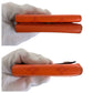 LOUIS VUITTON Tri-fold wallet M69245 leather Volcano Orange SilverMetal Taiga Lama Monogram Discovery compact wallet