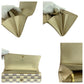 LOUIS VUITTON Long Wallet Purse N61735 PVC White Gray Gold Metal Damier Azur Portefeuille Sarah