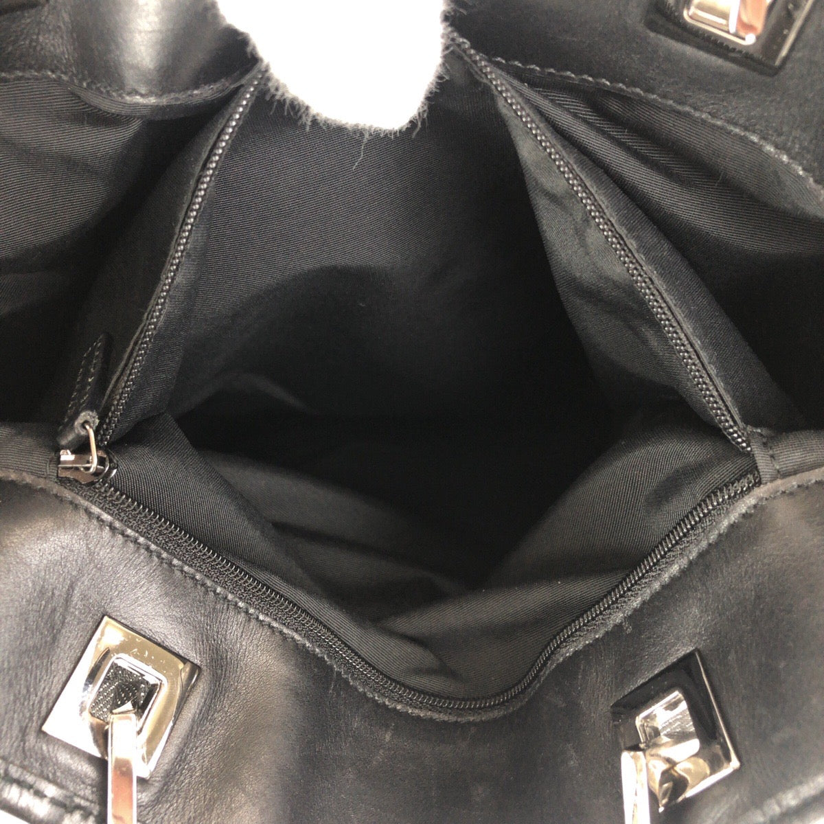 GUCCI Tote Bag 31243 GG canvas Black SilverMetal