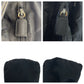 PRADA Tote Bag Nylon Black SilverMetal Test Triangle With logo