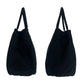 PRADA Tote Bag Nylon Black SilverMetal Test Triangle With logo