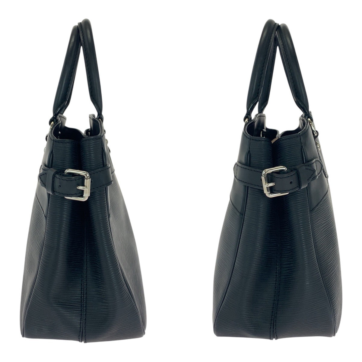 LOUIS VUITTON Handbag M59262 Epi Leather Noir Black SilverMetal Epi Passy PM