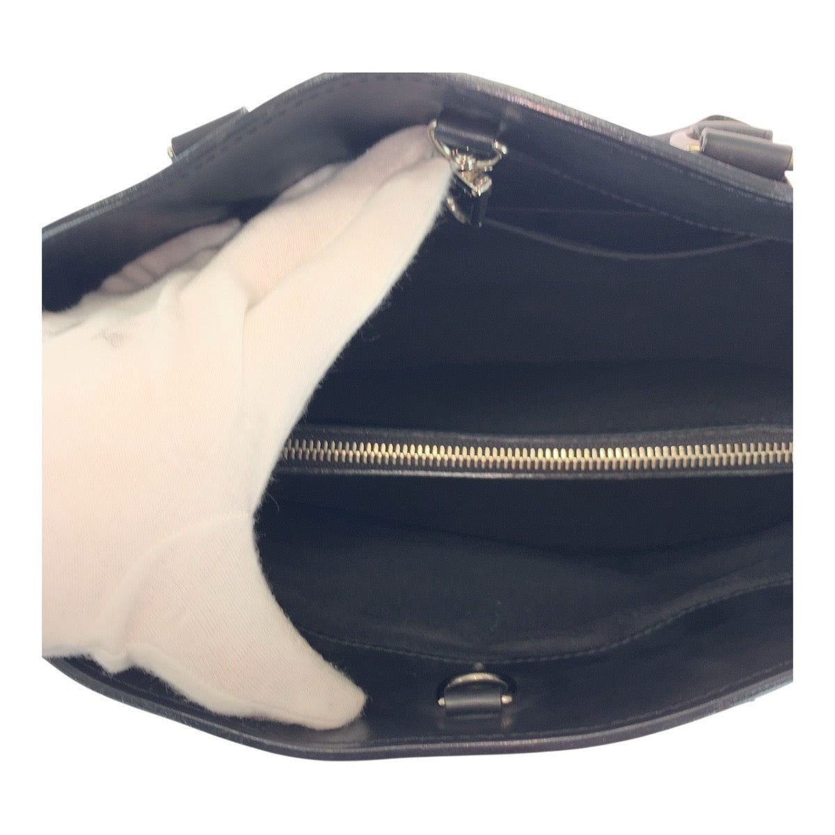 LOUIS VUITTON Handbag M59262 Epi Leather Noir Black SilverMetal Epi Passy PM