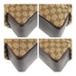 GUCCI Tote Bag 109141 GG canvas Beige Brown Gold Metal