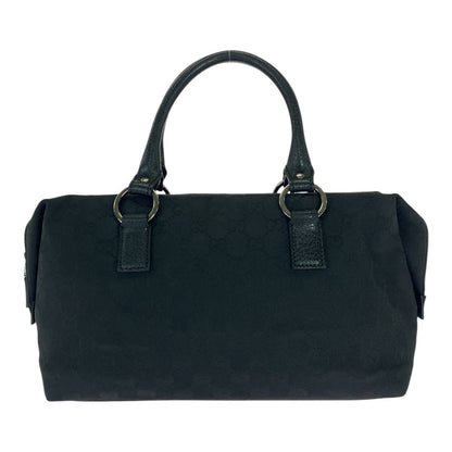 GUCCI Handbag 113009 GG canvas Black SilverMetal