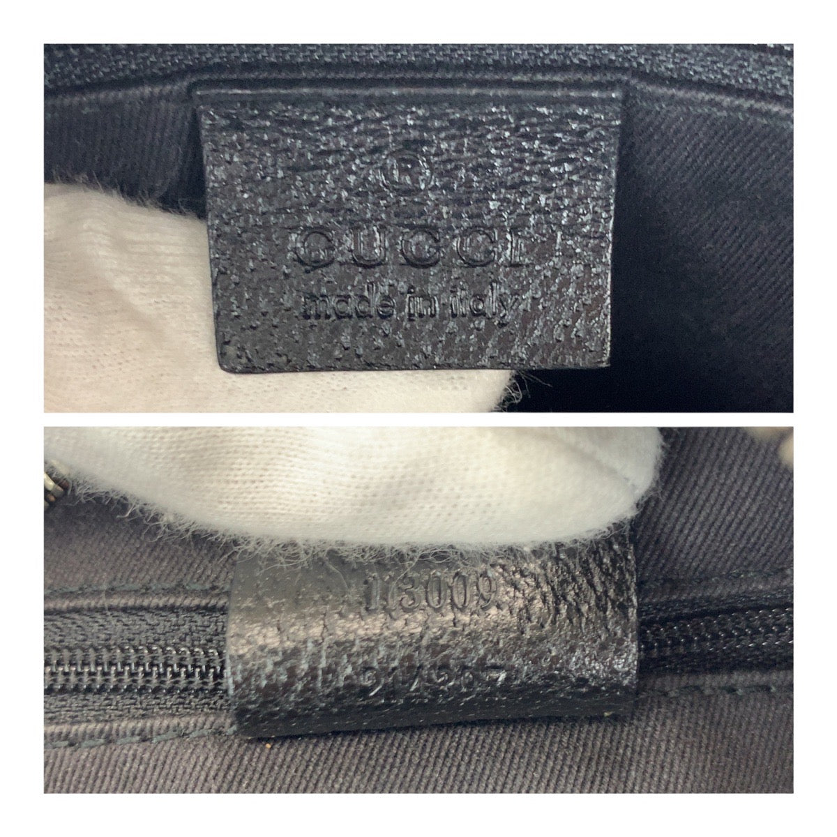 GUCCI Handbag 113009 GG canvas Black SilverMetal