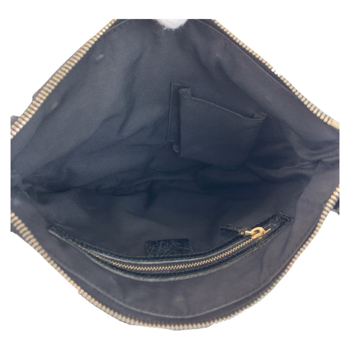 GUCCI Shoulder Bag 120893 GG canvas Black GoldMetal Studs