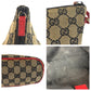 GUCCI Handbag 039 1103 GG canvas Beige Red Gold Metal