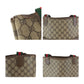 GUCCI Tote Bag 39 02 003 GG Supreme Canvas Beige red green Old Gucci Shelly Line