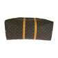LOUIS VUITTON Boston Duffel bag M41414 PVC Brown Gold Metal Monogram Keepall bandouliere 55