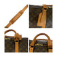 LOUIS VUITTON Boston Duffel bag M41414 PVC Brown Gold Metal Monogram Keepall bandouliere 55