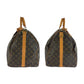 LOUIS VUITTON Boston Duffel bag M41414 PVC Brown Gold Metal Monogram Keepall bandouliere 55