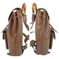 GUCCI Backpack 003 2034 0030 leather Brown Gold Metal Bamboo