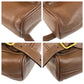 GUCCI Backpack 003 2034 0030 leather Brown Gold Metal Bamboo