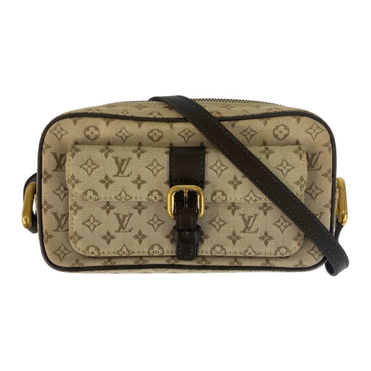 LOUIS VUITTON Shoulder Bag M92218 canvas Beige Brown Gold Metal Monogram mini Juliet