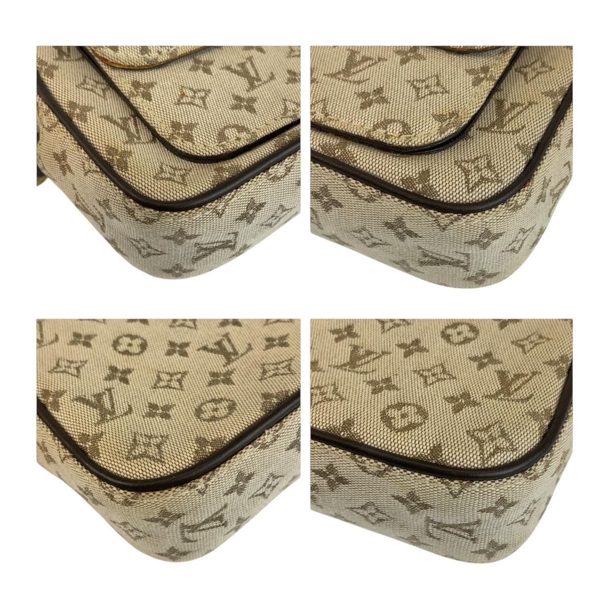 LOUIS VUITTON Shoulder Bag M92218 canvas Beige Brown Gold Metal Monogram mini Juliet