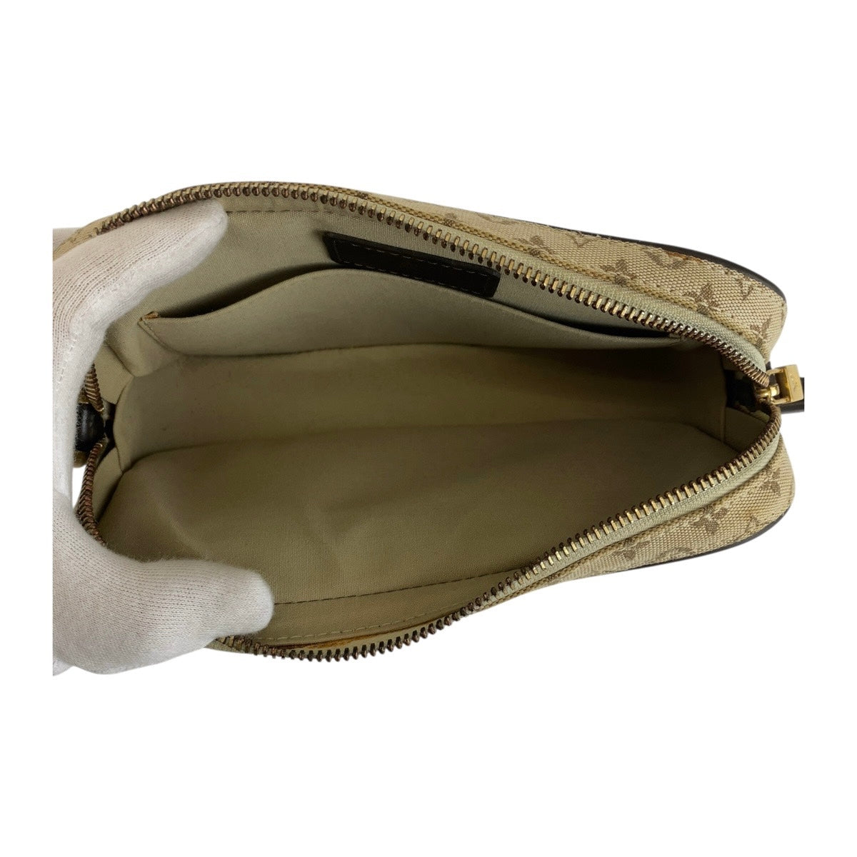 LOUIS VUITTON Shoulder Bag M92218 canvas Beige Brown Gold Metal Monogram mini Juliet